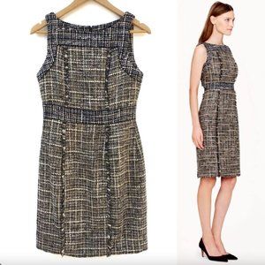 J Crew Tweed Sheath Sleeveless Dress 2